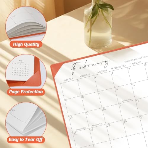 Desk Calendar 2026-2027 with Desktop Mat,22x17'' Large Desktop Pad Calendar - Image 3