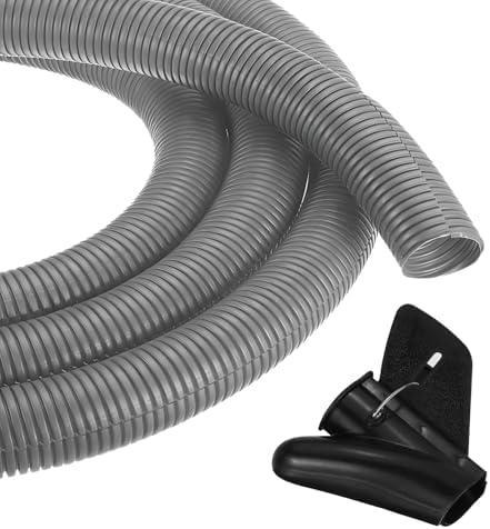 MECCANIXITY 1 1/2" 20ft Split Wire Loom Tubing w/Installation Tool Gray by MECCANIXITY