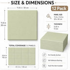 Felt Bulletin Board Tiles, Cork Board Alternative, 48 x 36 in - Image 2