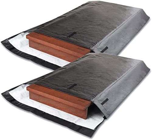 Table Leaf Storage Bag Padded 2 Pack,51×20in by OfficeDrawerOrganizer