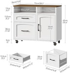 RALGEND Lateral File Cabinet 2 Drawers, Filing Cabinets for Home Office - Image 2