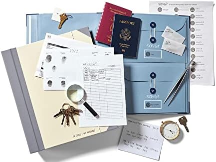 Savor | 2025 Edition in Case Go Missing™ Binder | Viral TikTok Folio for True-Crime Fans to Record Personal Info, Estate Planning & Emergency Preparation by Savor