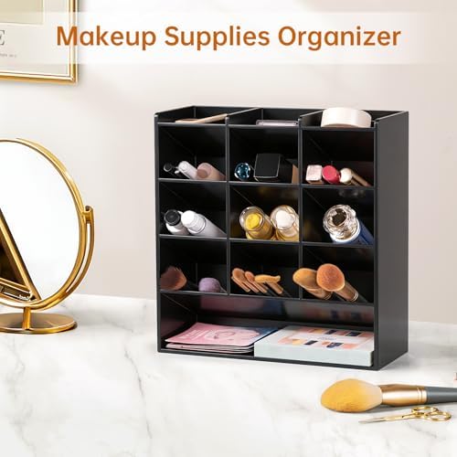 BEYGORM Acrylic Vertical Marker Organizer for 150 Markers, Desk Orgaizer - Image 5