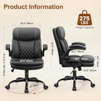 Office Desk Chair, Ergonomic Computer Chair with Unique Dual-Layer Support - Image 2