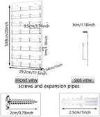 24 Pockets Business Card Holder Wall Mount Acrylic Business Card Holder - Image 2