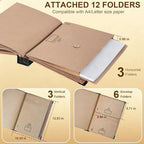 Expandable Important Document Organizer with Labeled Pockets - Image 2