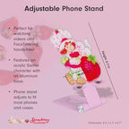 Sonix Character Phone Stand | Adjustable Cell Phone Holder, Desk Stand, Dock | Strawberry Shortcake Vintage - Image 5