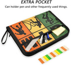 Gym Art Expandable Filing Folder, 13 Pockets Cute Design with Sticky Labels, A4 Letter Size Document Organizer for Office, School - Image 5