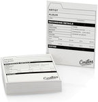 Carstens Records Vinyl Record Catalog Cards – 4 x 5.25 Inches, White, Pack of 100 – Printed Collector Cards, Double-Sided – Vinyl Record Accessories for Collectors by CarstensRecords