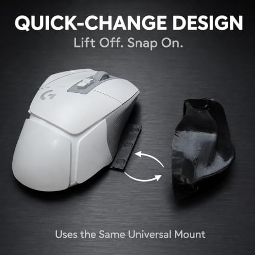 Universal Ergonomic Pinky Finger Rest Mod for Gaming Mice - Black - Image 4