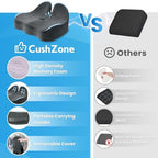 CushZone Extra Large Seat Cushion, Sciatica Support for Office Chair, Grey - Image 4