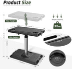 Portable Car Seat Tray Table, Height Adjustable Car Desk for Laptop - Image 2