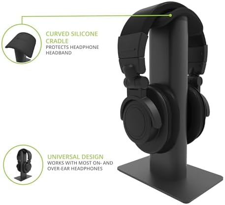 Kanto Living H2 Premium Headphone Stand - Black - Image 2