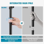 BILIONE Mic Stand Floor Boom Arm for Studio, Podcast, Recording, Streaming - Image 2