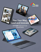ESR for iPad Air 11 Inch Case with Keyboard M4/M3/M2, Multi-Angle Stand - Image 3
