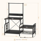 3D Printer Stand with Filament Storage Rack, Power Outlet, Spool Holder - Image 2