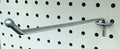 8" Peg Hooks, Pegboard Display Panel Hangers - 100 Pack by STOREFIXTURESDIRECT