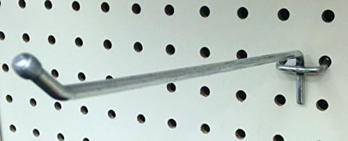 8" Peg Hooks, Pegboard Display Panel Hangers - 100 Pack by STOREFIXTURESDIRECT