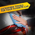 HOMEXCEL Blue Microfiber Cleaning Cloth 100PK, Towels for Cars, 12.5×12.5" - Image 5