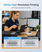 NIIMBOT M2 Thermal Transfer Label Maker, Label No Fading for Office Lab Use - Image 2