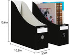 Limitliho 24 Pack Six color Cardboard Magazine Holder for Desk or Shelves - Image 5