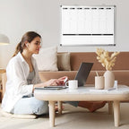 Weekly Dry Erase Board, Weekly Planner whiteboard with Hourly time Slots, Whiteboard Weekly Calendar for Schedule for wall 24" X 18" Double-Sided for Office, Home and School - Image 5
