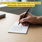School Supply Boxes | 3x5 White Index Cards (100 ct.) | 100 Pack | Lined in Front, Blank in Back - Image 7