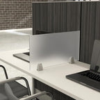 Desktop Acrylic Privacy Screens | 12" High | Clear or Frosted by SKUTCHIDesignsInc