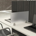 Desktop Acrylic Privacy Screens | 12" High | Clear or Frosted by SKUTCHIDesignsInc