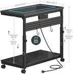 CHOEZON 31.5" Large Computer Tower Stand with Power Outlet - Image 5