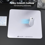 ATTACK SHARK CM05 Glass Gaming Mouse Pad,17.7x15.7 in Large Mouse Mat，Non Slip 9H Hard Mousepads,Nano-Textured Glass Surface with Improved Precision and Speed for FPS Players-Pure White - Image 3