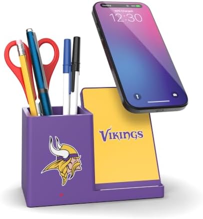 SOAR NFL Unisex Wireless Charging Stand and Desktop Organizer by SOAR