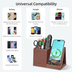 Pen Pencil Holder With Wireless Charger, Multifunctional Desk Organizer - Image 6