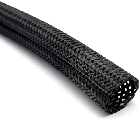 Electriduct 1" Hook Self Closing Wrap Around Sleeve - 250 Feet - Black by Electriduct