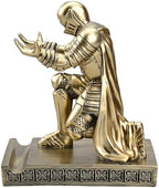Windbreaker Soldier Knight Pen Holder Personalized Desk Accessory Bronze - Image 3