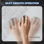 darkFlash Glass Mouse Pad 11.8×10.2 Inch, Ultra-Smooth Tempered Surface, Precision Tracking, Anti-Slip Rubber Base, Durable Etched Finish, Ideal for Gaming & Work(DMP300) - Image 3