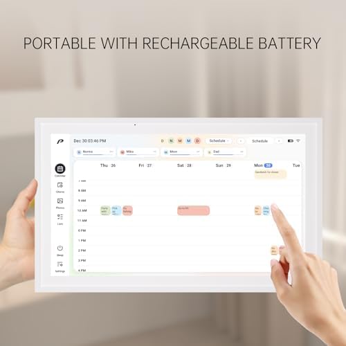 Pronext Digital Calendar, 15.6" Wall Planner & Chore Chart, Event Planner - Image 5