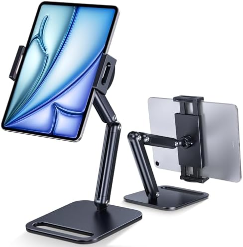 Tablet Stand for iPad, Aluminum Tablet Holder with Heavy Duty Base for Desk by CELLPHONESTAND