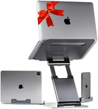 Lifelong 20" Tall Adjustable Laptop Stand with Phone & Tablet Holder by LIFELONG