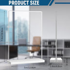 Dynta 24 Pack Acrylic Sign Holder 5x7 Inches Double Sided Picture Frame - Image 3