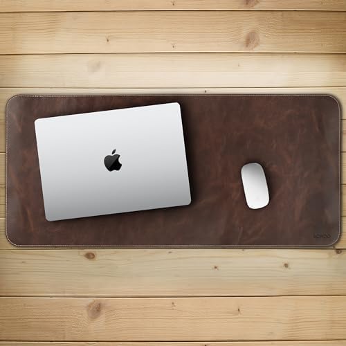 Londo Top Grain Leather Extended Mouse Pad – Large Desk Mat for Office & Gaming, Smooth Writing Surface, Non-Slip Base, Durable & Stylish Workspace Accessory - Image 5
