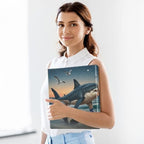 ALAZA Tralalero Tralala Meme Italian Brainrot Shark 8 3 Ring Binder 1.5 Inch Three Ring Office Binders w/clipboard & 3 Pockets, Hold 200 Sheets, 2 pcs - Image 6
