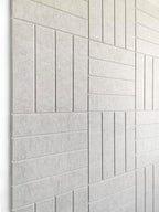 Felt Bulletin Board Tiles | Modern Cork Board Alternative | Large Cork Boards for Walls | Aesthetic Felt Wall Panels for Office & Home Decor | Pinboard & Photo Board (12-Pack) | Ivory - Image 2