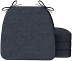 AAAAAcessories Chair Cushions for Dining Chairs, 17 x 16 x 2 in, Set of 4 by AAAAAcessories