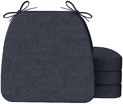 AAAAAcessories Chair Cushions for Dining Chairs, 17 x 16 x 2 in, Set of 4 by AAAAAcessories