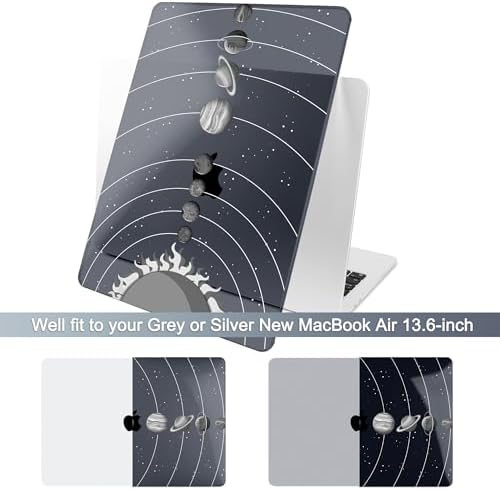 Batianda AstroGrid Case for MacBook Air 13.6" M2-M5 Chip, Solar Orbit - Image 3