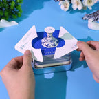 3D Calendar 2027,Time Piece Calendar 2027,Blue and White Porcelain 3D Art Notepad Calendars,3D Memo Pad,Tear Away Calendars,Christmas Gift,New Year Gift(Blue and White Porcelain) - Image 6