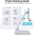 elitehood Aluminum iPad Stand for Desk, Ultra-Stable iPad Holder Stand - Image 4