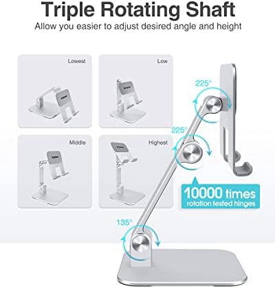 elitehood Aluminum iPad Stand for Desk, Ultra-Stable iPad Holder Stand - Image 4