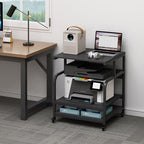 Fannova 25.6"x23.6" Extra Large Printer Stand with Adjustable Storage Shelf - Image 6